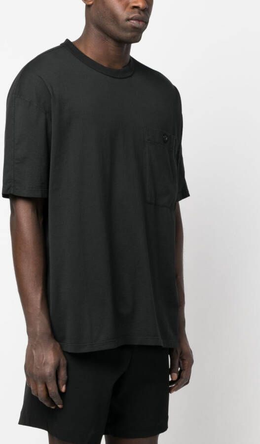 Ten C T-shirt met zak Zwart