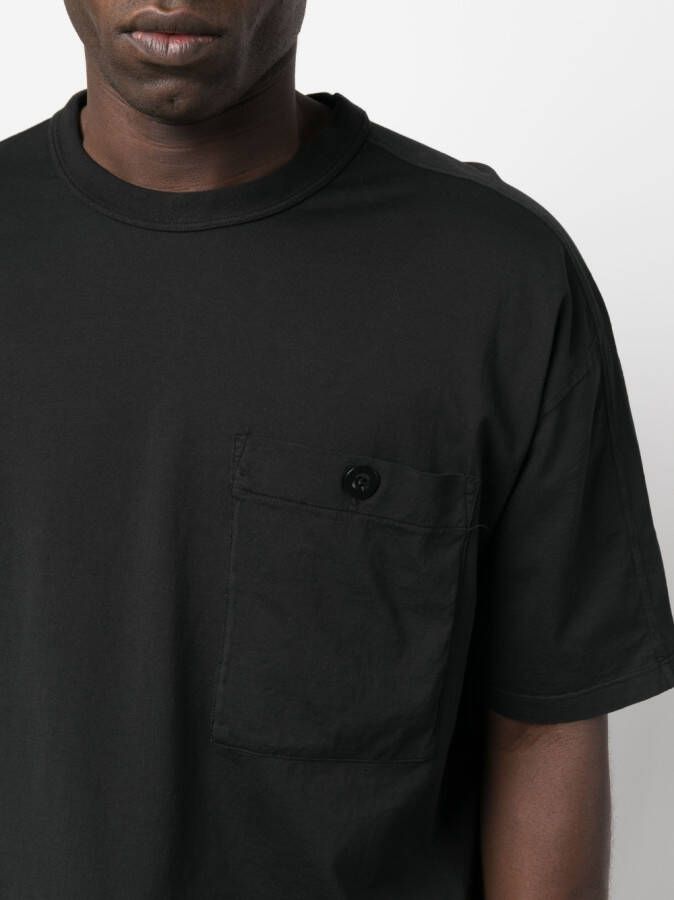 Ten C T-shirt met zak Zwart