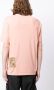 Ten C T-shirt met ronde hals Roze - Thumbnail 4