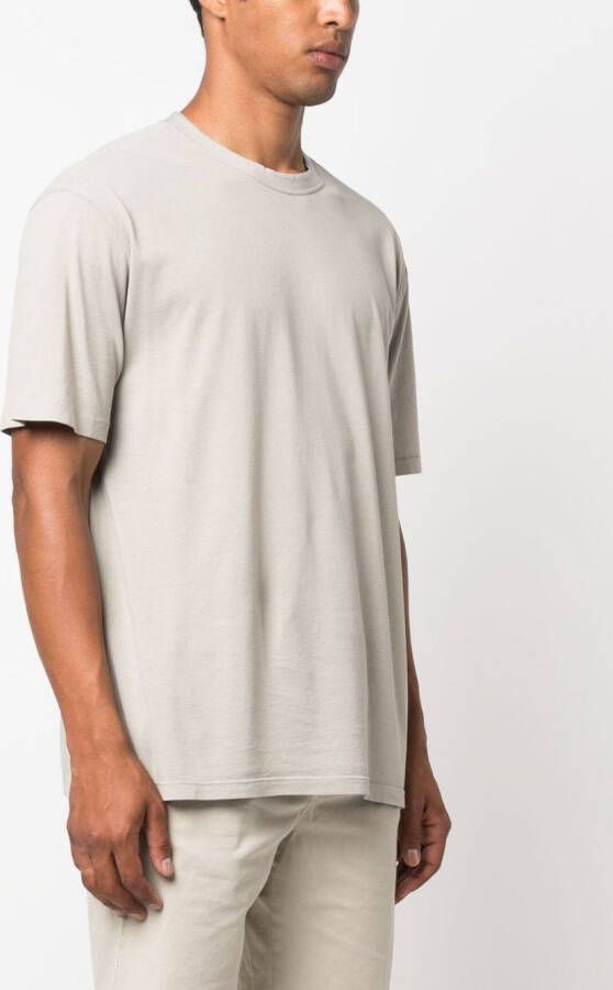 Ten C T-shirt met logopatch Beige