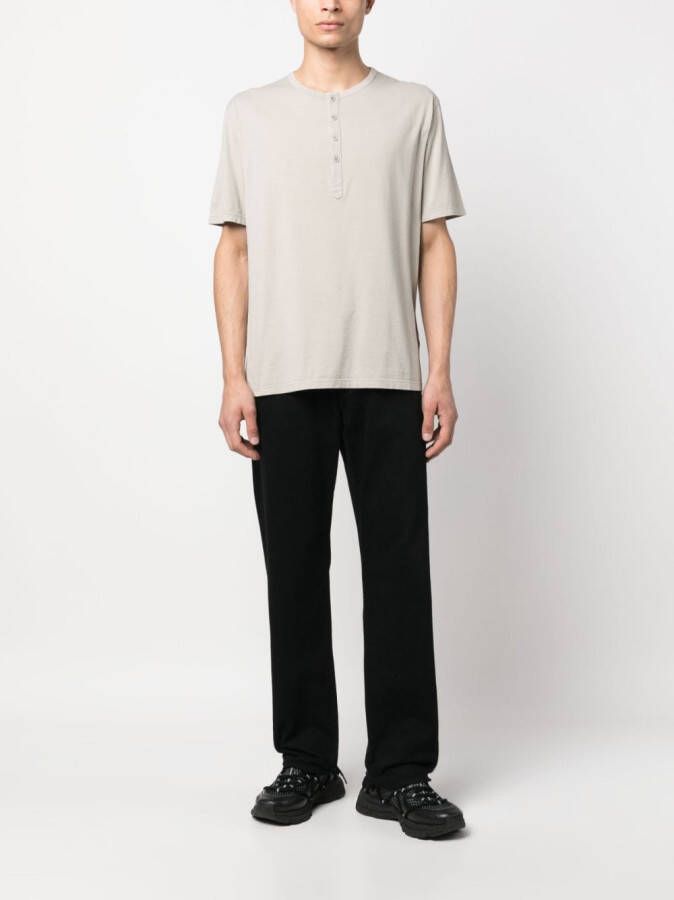 Ten C T-shirt met print Beige