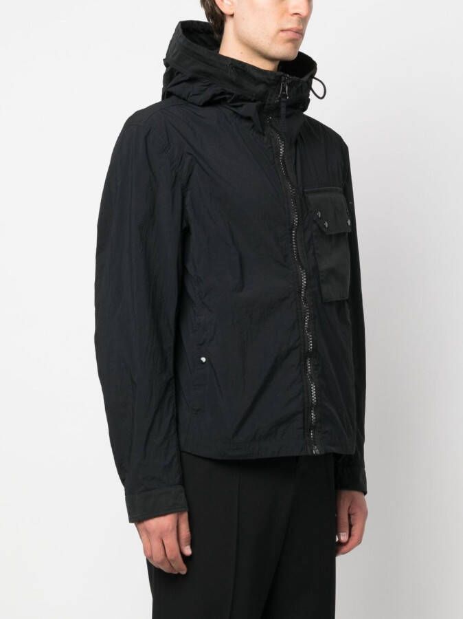 Ten C Jack met capuchon Zwart