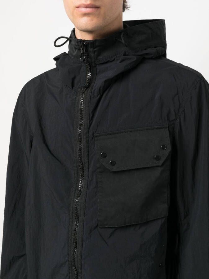 Ten C Jack met capuchon Zwart