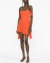 THE ANDAMANE Asymmetrische mini-jurk Oranje - Thumbnail 4