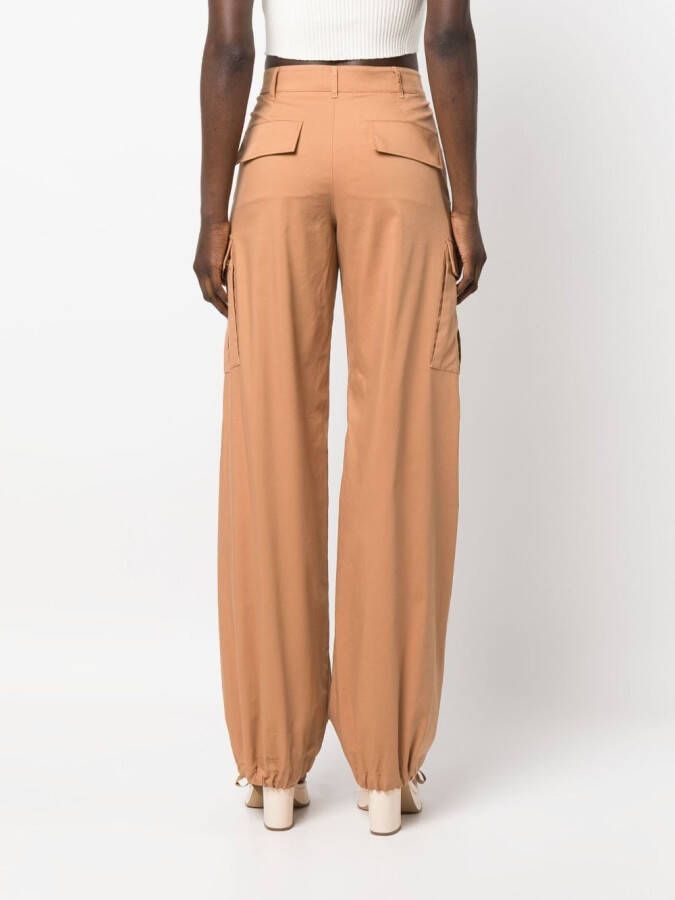 THE ANDAMANE Broek met wijde pijpen Bruin
