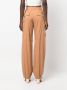 THE ANDAMANE Broek met wijde pijpen Bruin - Thumbnail 4