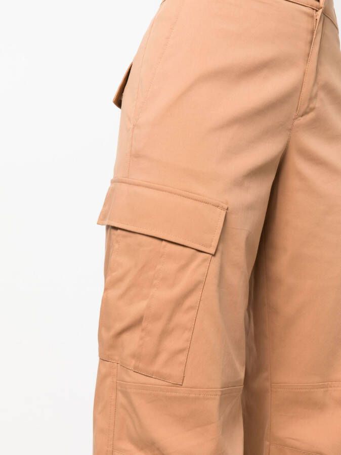 THE ANDAMANE Broek met wijde pijpen Bruin