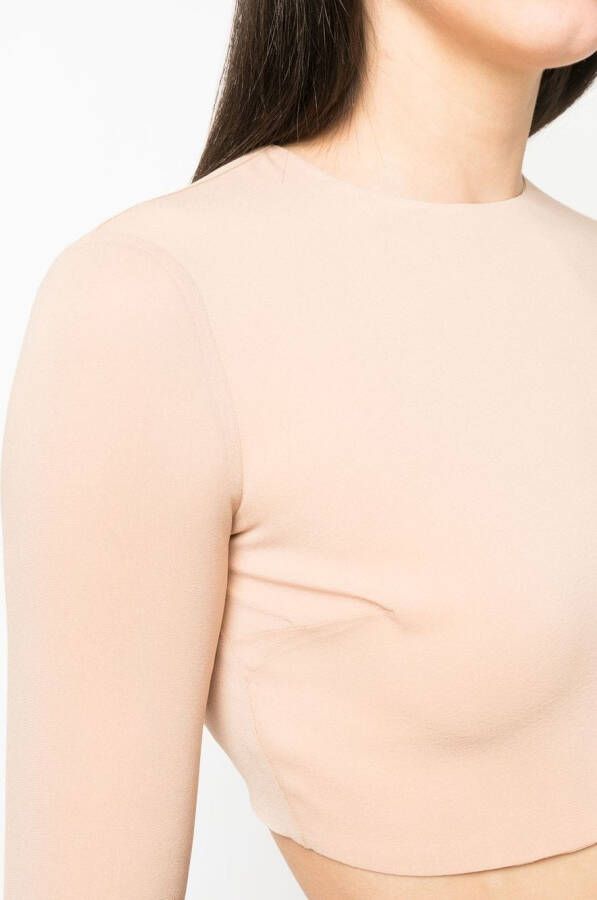 THE ANDAMANE Cropped top Beige
