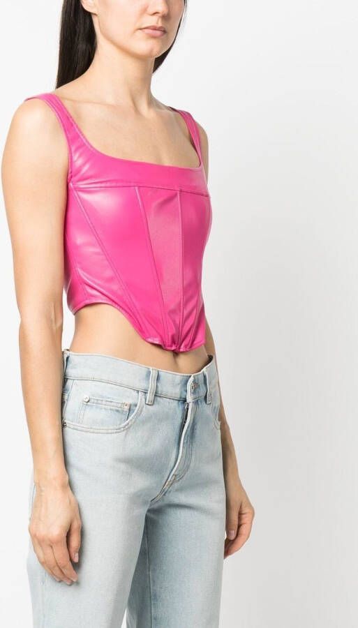 THE ANDAMANE Cropped top Roze
