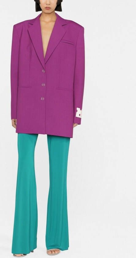 THE ANDAMANE Flared broek Groen