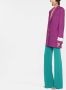 THE ANDAMANE Flared broek Groen - Thumbnail 3