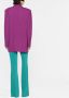 THE ANDAMANE Flared broek Groen - Thumbnail 4