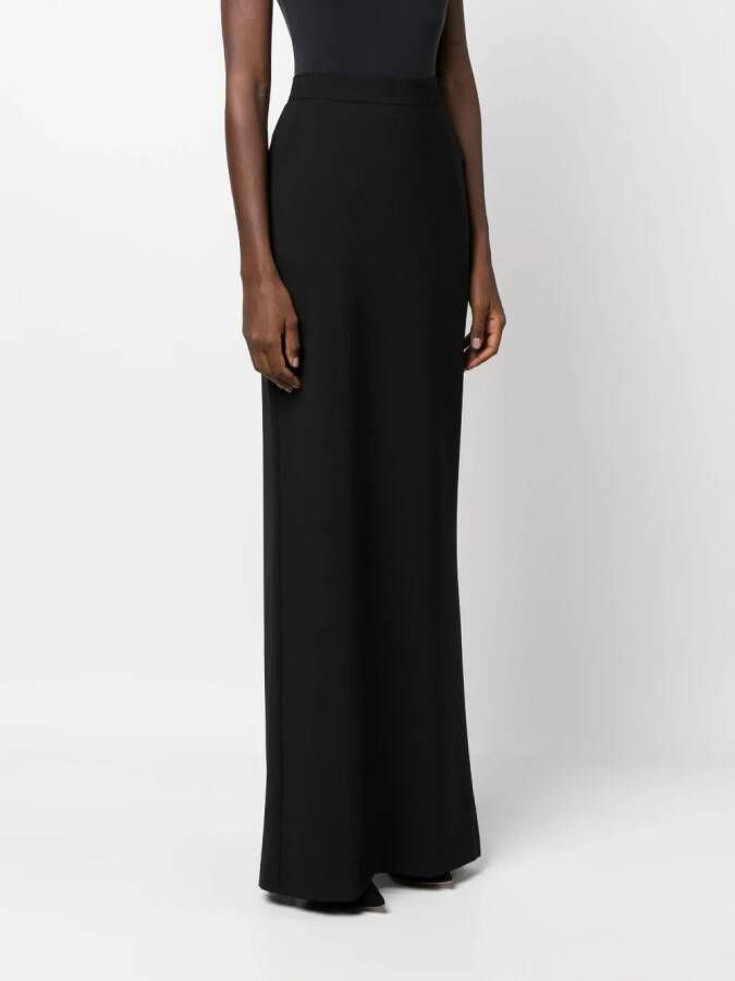 THE ANDAMANE High waist maxi-jurk Zwart