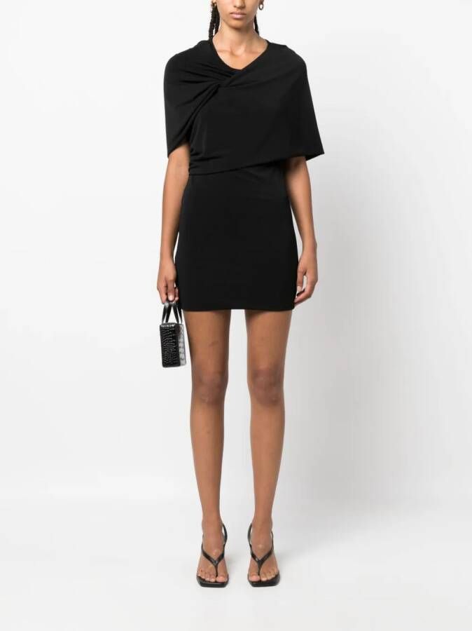 THE ANDAMANE Jurk met gedraaid detail Zwart