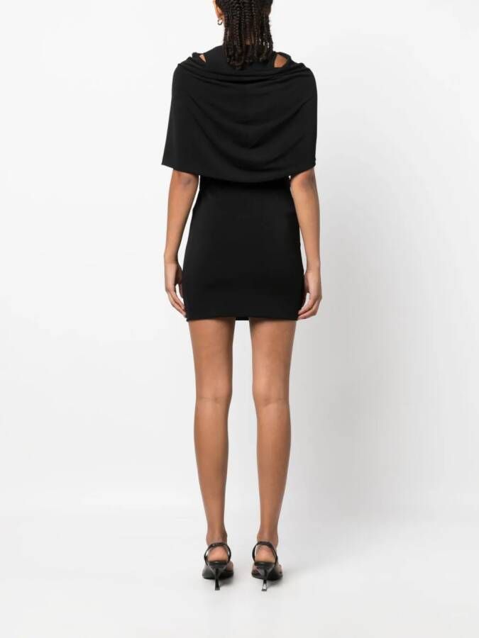 THE ANDAMANE Jurk met gedraaid detail Zwart