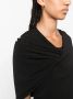 THE ANDAMANE Jurk met gedraaid detail Zwart - Thumbnail 5