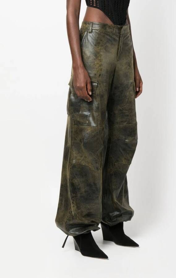 THE ANDAMANE Kick flare jeans Zwart