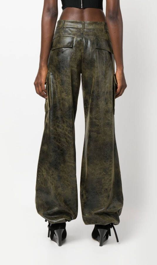 THE ANDAMANE Kick flare jeans Zwart