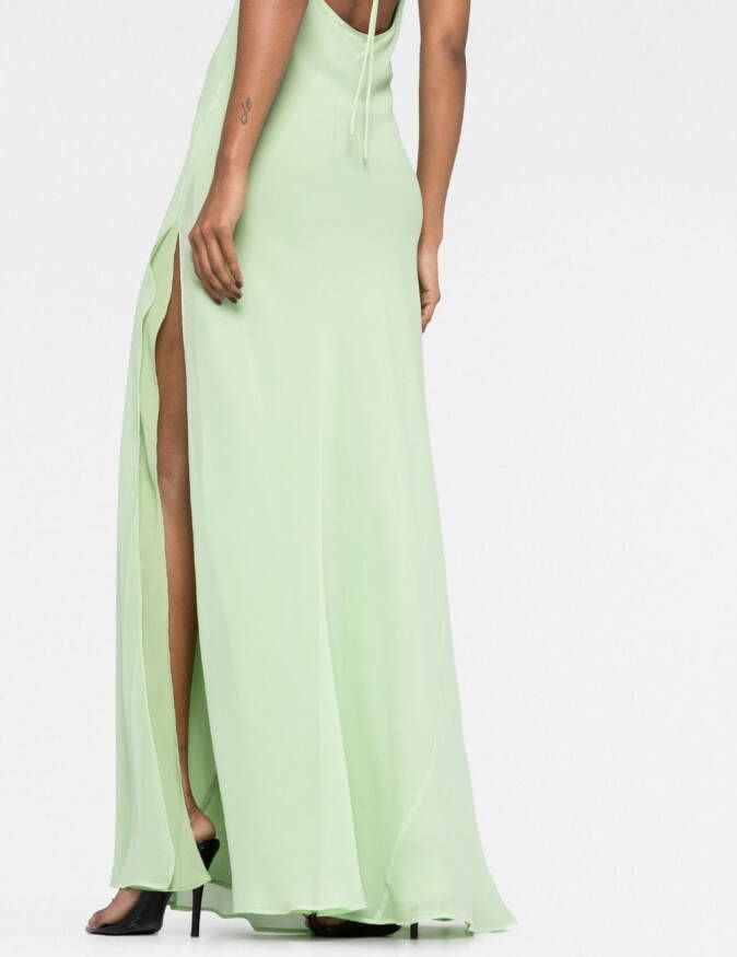 THE ANDAMANE Maxi-jurk met hoge hals Groen
