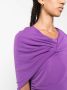 THE ANDAMANE Mini-jurk met gedraaid detail Paars - Thumbnail 5