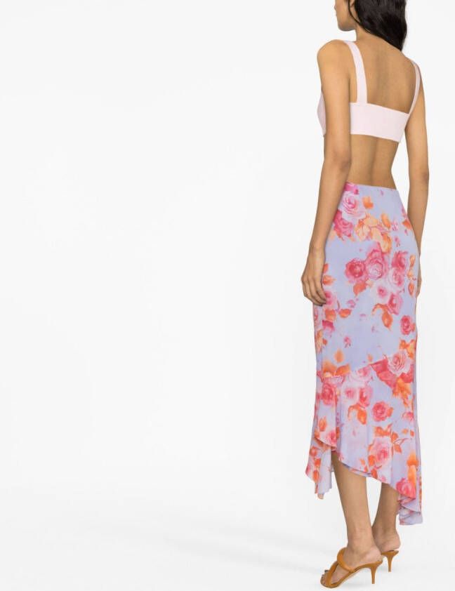 THE ANDAMANE Mouwloze top Roze