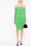 THE ANDAMANE Off-shoulder jurk Groen - Thumbnail 2