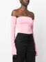 THE ANDAMANE Off-shoulder top Roze - Thumbnail 3