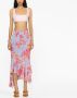 THE ANDAMANE Rok met bloemenprint Paars - Thumbnail 2