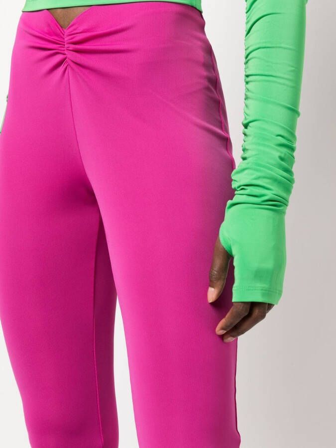 THE ANDAMANE Flared broek Roze