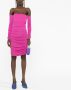 THE ANDAMANE Off-shoulder jurk Roze - Thumbnail 2