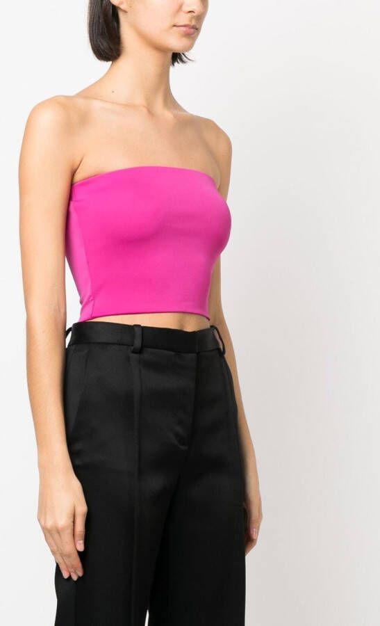 THE ANDAMANE Strapless top Roze