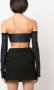 THE ANDAMANE Cropped top versierd met stras Zwart - Thumbnail 4
