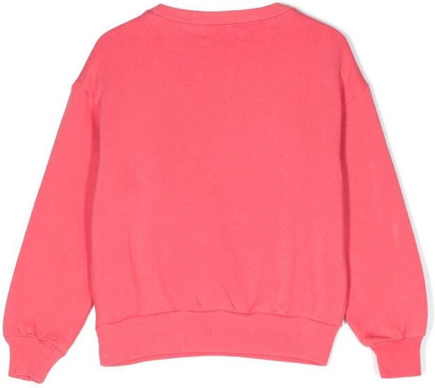The Animals Observatory Sweater met logoprint Roze
