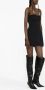 The Attico asymmetric buttoned minidress Zwart - Thumbnail 3