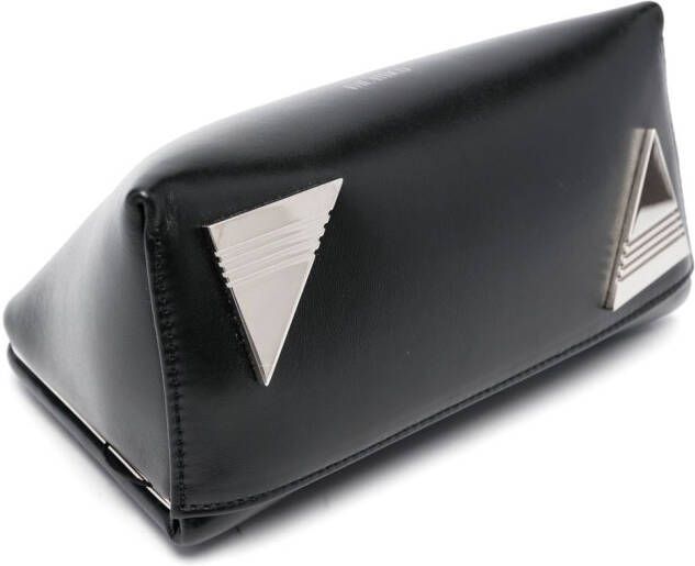 The Attico Asymmetrische clutch Zwart