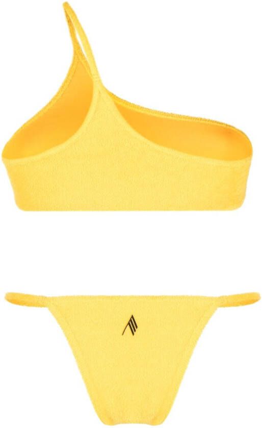 The Attico Asymmetrische bikini Geel