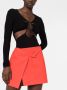 The Attico Asymmetrische mini-rok Rood - Thumbnail 3