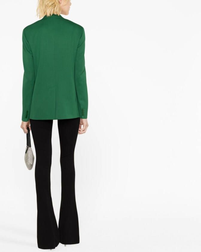 The Attico Blazer met enkele rij knopen Groen