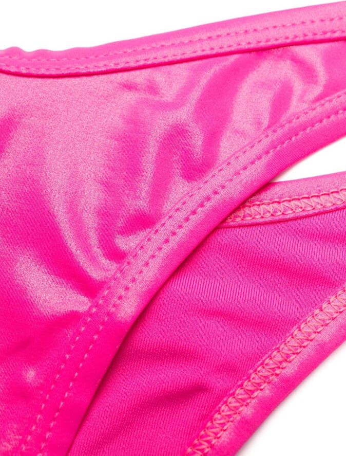 The Attico Gewikkelde bikini Roze