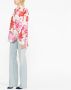 The Attico Diana shirt met bloemenprint Wit - Thumbnail 4