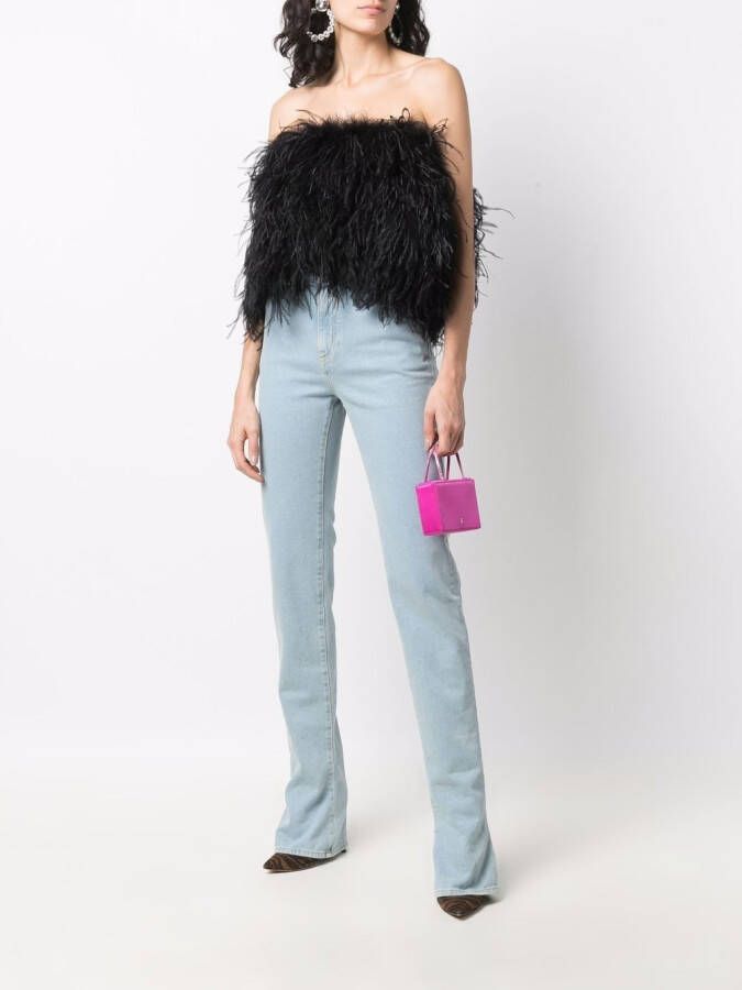 The Attico Flared jeans Blauw
