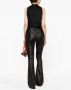 The Attico Leren broek Zwart - Thumbnail 4