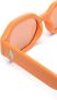 Linda Farrow x The Attico Irene zonnebril met ovalen montuur Oranje - Thumbnail 3