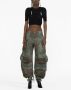 The Attico Jeans met camouflageprint Groen - Thumbnail 2