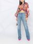 The Attico Jeans met stonewashed-effect Blauw - Thumbnail 2
