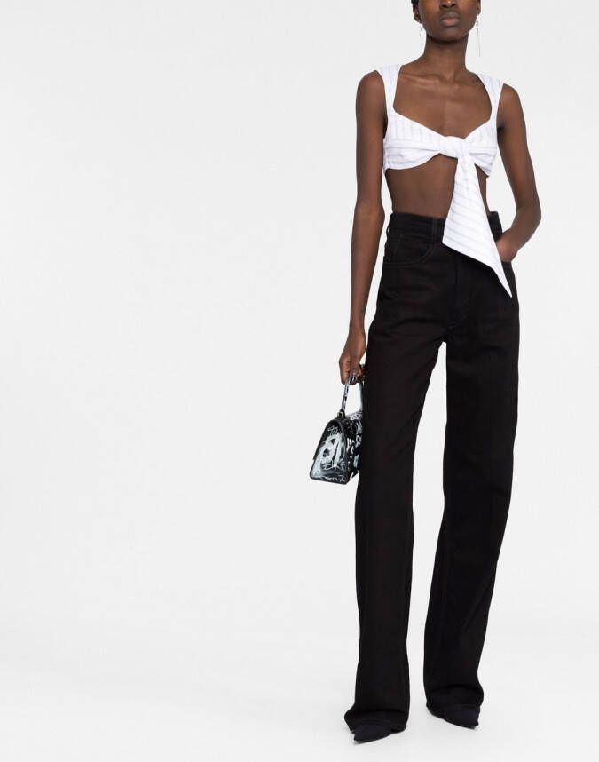 The Attico Cropped top Wit