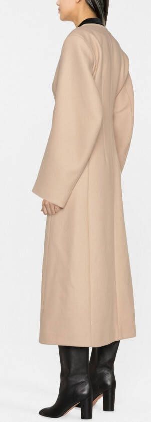 The Attico Lange jas Beige