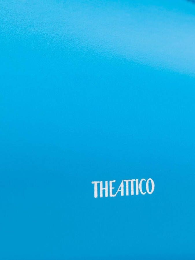 The Attico Leren clutch Blauw