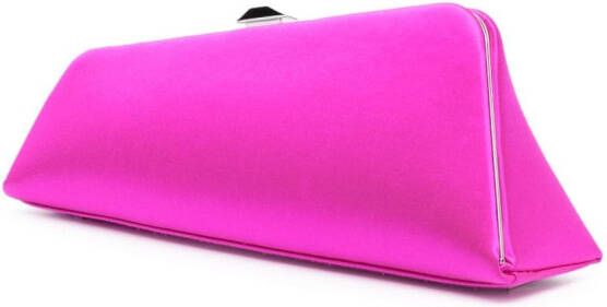 The Attico Long Night schoudertas met bandje Roze