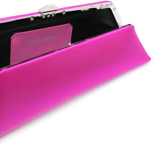 The Attico Long Night schoudertas met bandje Roze